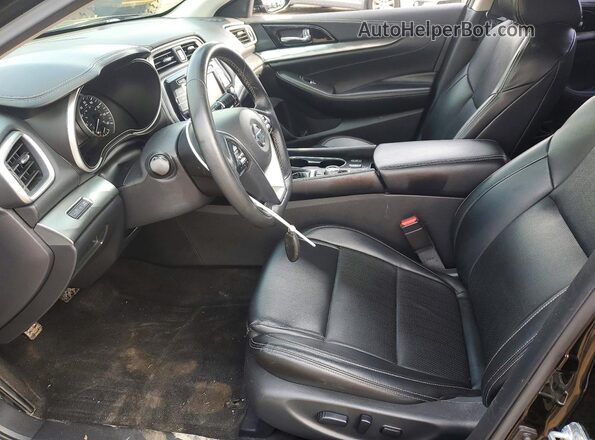 1N4AA6CV2NC503553 2022 NISSAN MAXIMA Черный Вид салона спереди