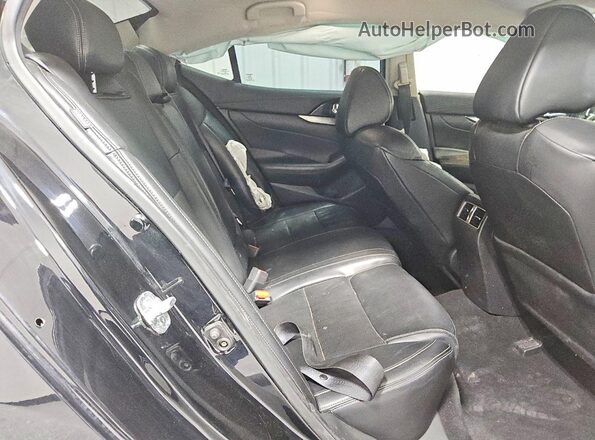 1N4AA6CV4LC371960 2020 NISSAN MAXIMA Black Widok tylnych siedzeń