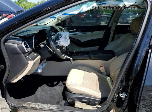 1N4AA6CV4MC503147 2021 NISSAN MAXIMA Black Widok wnętrza z przodu