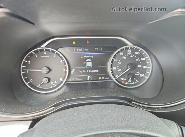 1N4AA6CV9MC506027 2021 NISSAN MAXIMA Black Вид щитка приладів