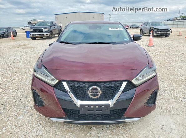 1N4AA6CV9MC511096 2021 NISSAN MAXIMA Burgundy Vista frontal