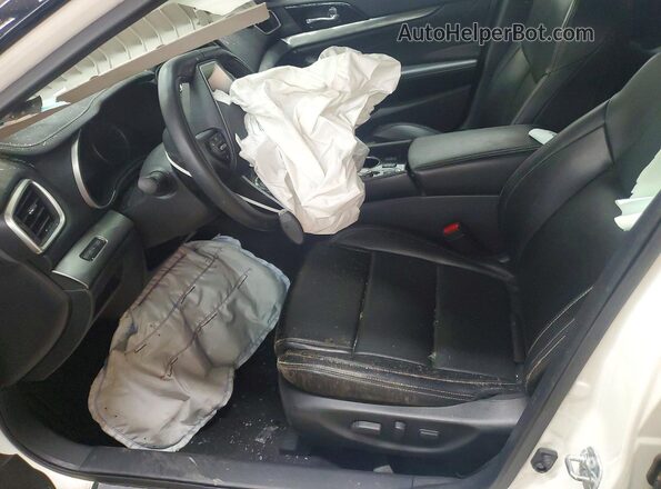 1N4AA6CVXPC509376 2023 NISSAN MAXIMA Белый Вид салона спереди