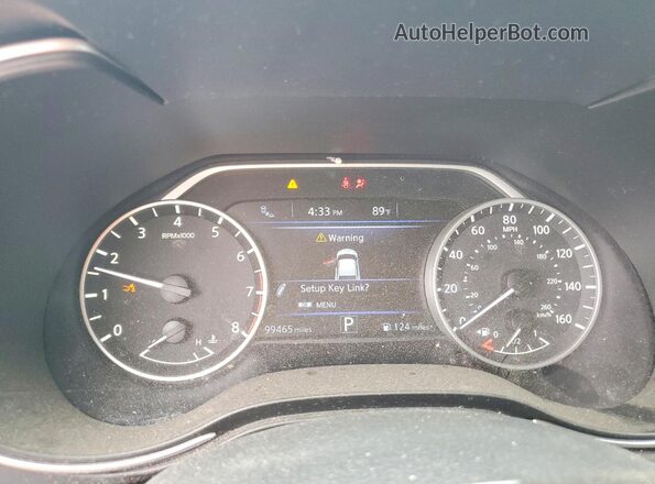 1N4AA6EV3LC385927 2020 NISSAN MAXIMA Gray ხელსაწყოთა პანელის ხედი