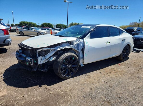 1N4AA6EVXLC384256 2020 NISSAN MAXIMA SR Белый Передняя левая четверть
