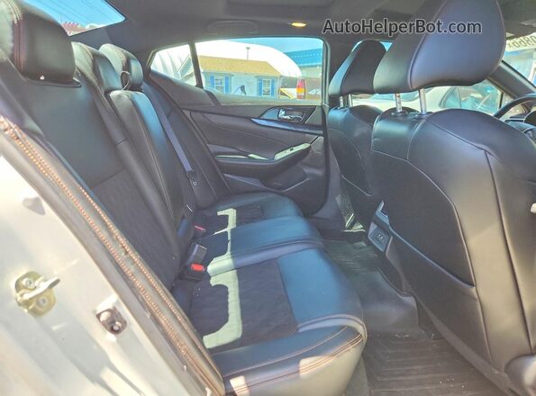 1N4AA6EVXLC384256 2020 NISSAN MAXIMA SR Белый Вид задних сидений