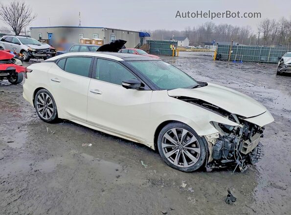 1N4AA6FV0MC501925 2021 NISSAN MAXIMA Белый Передняя правая четверть