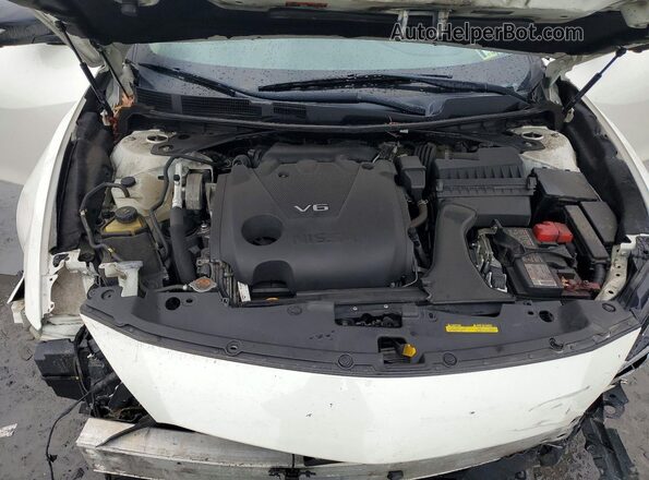 1N4AA6FV0MC501925 2021 NISSAN MAXIMA Белый Вид задней части салона