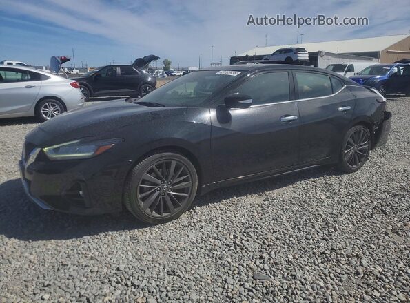 1N4AA6FV5LC367993 2020 NISSAN MAXIMA PLATINUM Black Vista tres cuartos delantera izquierda