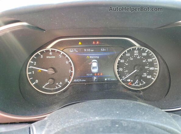 1N4AA6FV5PC503531 2023 NISSAN MAXIMA Белый Вид щитка приборов