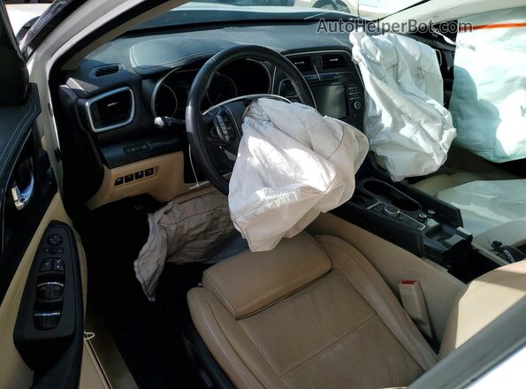 1N4AA6FV5PC503531 2023 NISSAN MAXIMA Белый Вид панели приборов