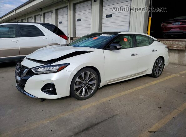 1N4AA6FV5PC503531 2023 NISSAN MAXIMA Белый Передняя левая четверть
