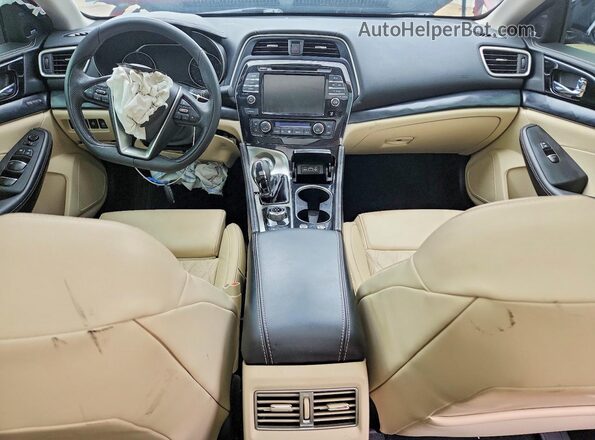 1N4AA6FV6PC503988 2023 NISSAN MAXIMA Красный Вид панели приборов