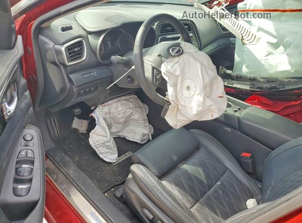1N4AA6FV7PC508231 2023 NISSAN MAXIMA Red Вид панелі приладів