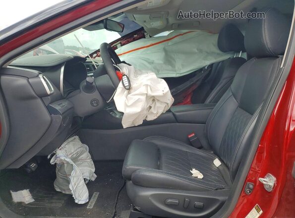 1N4AA6FV7PC508231 2023 NISSAN MAXIMA Red Вид салону спереду