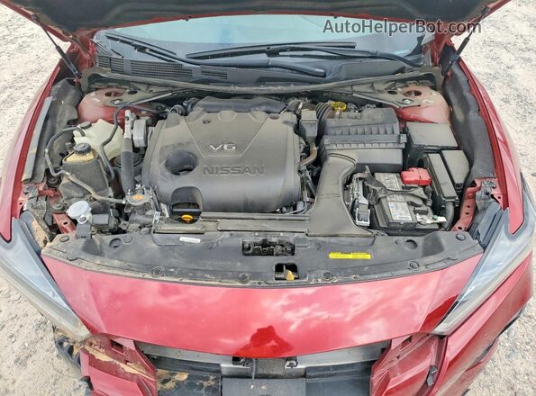 1N4AA6FV7PC508231 2023 NISSAN MAXIMA Red Вид задньої частини салону