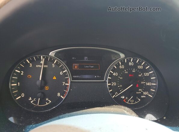 1N4AL3AP0GC215935 2016 NISSAN ALTIMA Black ხელსაწყოთა პანელის ხედი