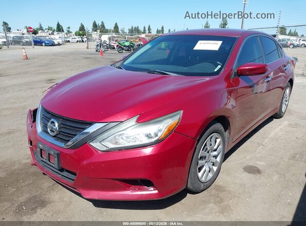1N4AL3AP0GN326800 2016 NISSAN ALTIMA Red წინა მარცხენა ხედი სამი მეოთხედიდან