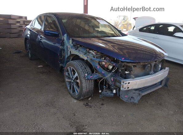 1N4AL3AP0HC119000 2017 NISSAN ALTIMA Синий Передняя правая четверть