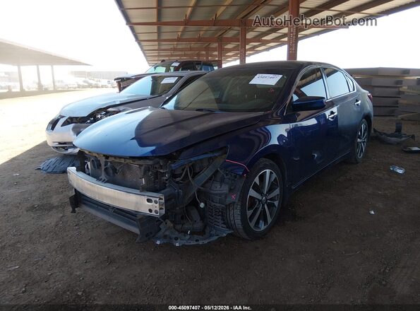1N4AL3AP0HC119000 2017 NISSAN ALTIMA Синий Передняя левая четверть