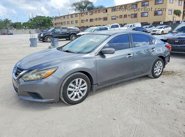 1N4AL3AP0HC140073 2017 NISSAN ALTIMA Серый Передняя левая четверть