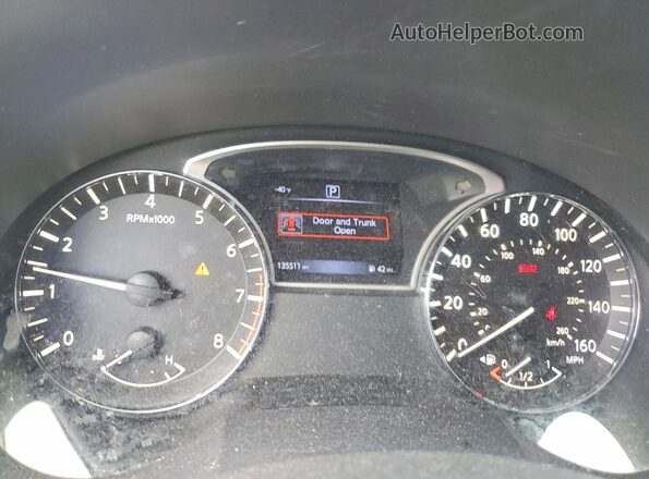 1N4AL3AP0HC140073 2017 NISSAN ALTIMA Серый Вид щитка приборов