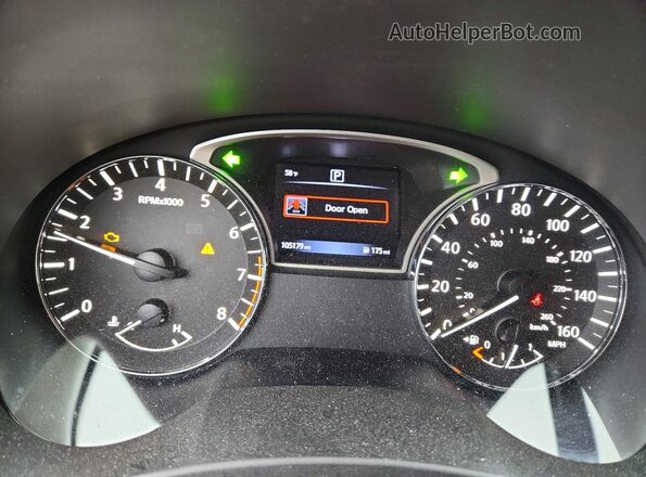 1N4AL3AP0HC249603 2017 NISSAN ALTIMA Black Vista del cuadro de instrumentos