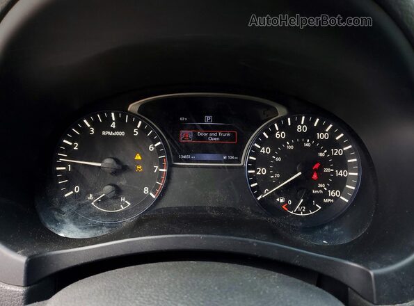 1N4AL3AP0HC497463 2017 NISSAN ALTIMA White Вид щитка приладів