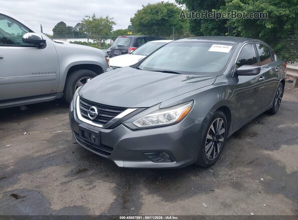 1N4AL3AP0JC202190 2018 NISSAN ALTIMA Gray Առջևի ձախ երեք քառորդ տեսարան