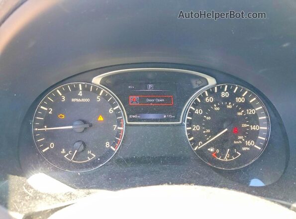 1N4AL3AP1GC125760 2016 NISSAN ALTIMA Silver ხელსაწყოთა პანელის ხედი