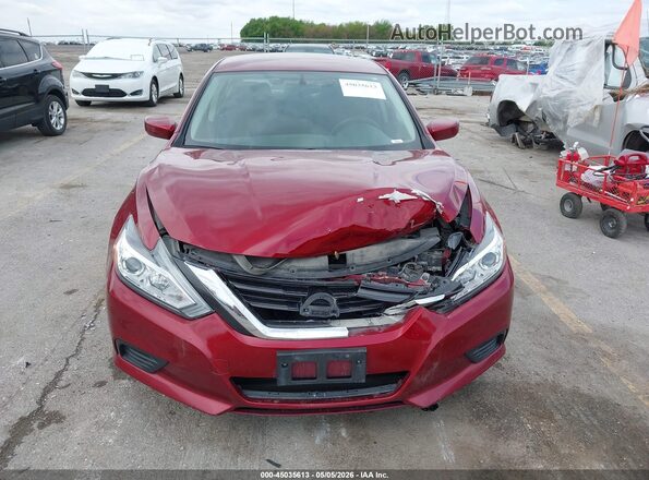 1N4AL3AP1HC236472 2017 NISSAN ALTIMA Red ხელსაწყოთა პანელის ხედი