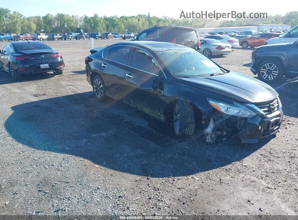 1N4AL3AP1HC290161 2017 NISSAN ALTIMA Черный Передняя правая четверть