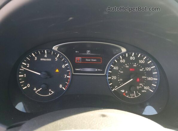 1N4AL3AP2GC121667 2016 NISSAN ALTIMA Silver Vista del cuadro de instrumentos