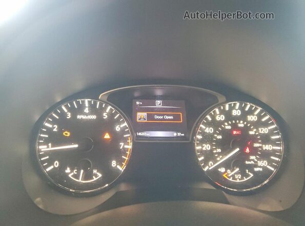 1N4AL3AP2GN306970 2016 NISSAN ALTIMA Red Вид щитка приладів