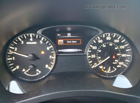 1N4AL3AP2GN382933 2016 NISSAN ALTIMA Silver ხელსაწყოთა პანელის ხედი