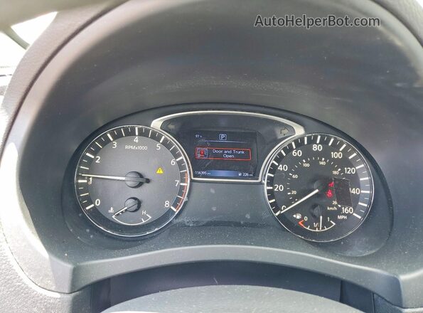 1N4AL3AP2HN363333 2017 NISSAN ALTIMA Silver Вид щитка приладів