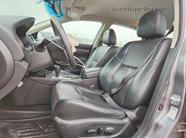 1N4AL3AP2JC160735 2018 NISSAN ALTIMA Gray Widok wnętrza z przodu
