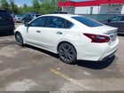2018 Nissan Altima 2.5 Sr Белый vin: 1N4AL3AP2JC254789