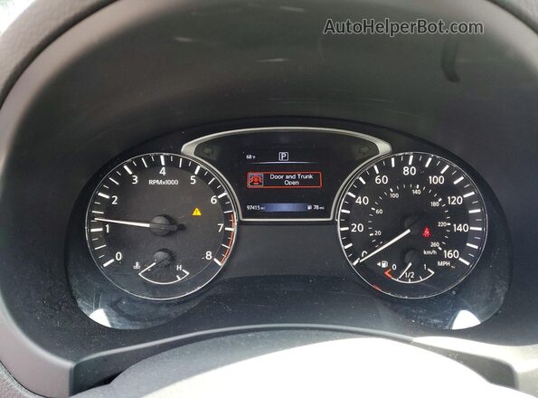 1N4AL3AP3HC121971 2017 NISSAN ALTIMA Серебряный Вид щитка приборов