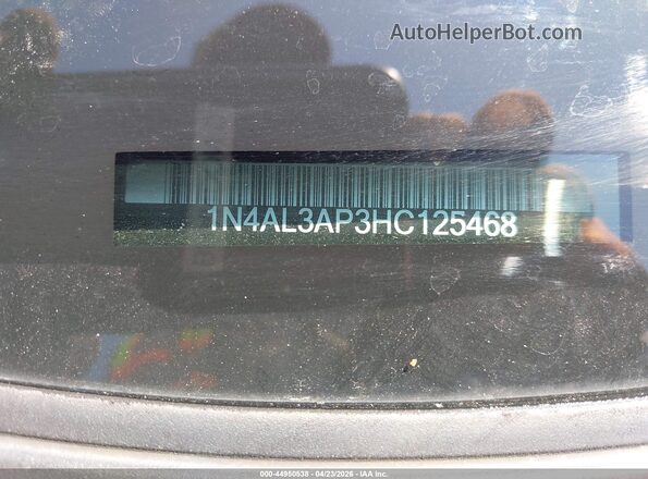 1N4AL3AP3HC125468 2017 NISSAN ALTIMA Black Vista del cuadro de instrumentos
