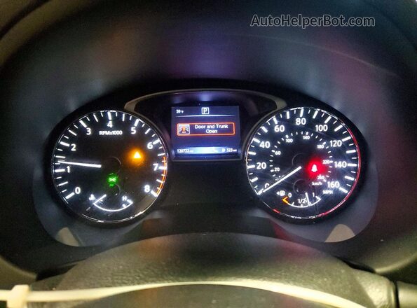 1N4AL3AP3HC238093 2017 NISSAN ALTIMA Brown Instrument cluster view