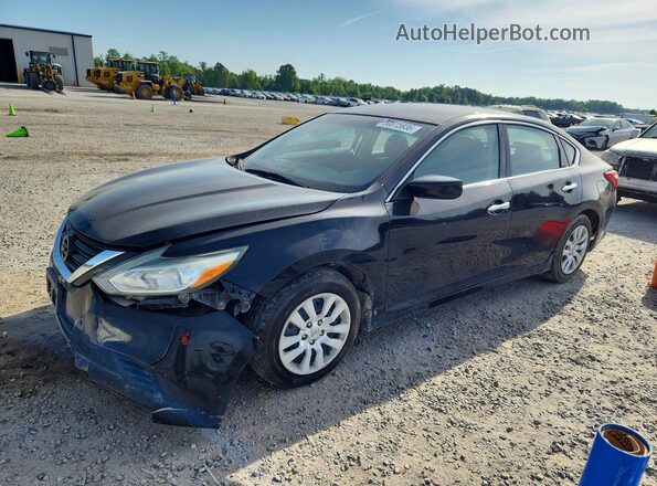 1N4AL3AP3HC484982 2017 NISSAN ALTIMA Черный Передняя левая четверть