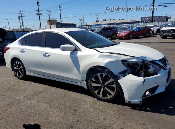 1N4AL3AP3JC107039 2018 NISSAN ALTIMA Белый Передняя правая четверть