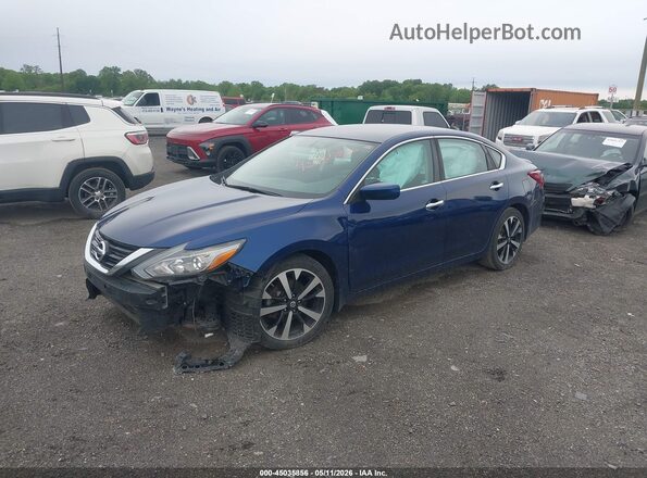 1N4AL3AP3JC479142 2018 NISSAN ALTIMA Синий Передняя левая четверть