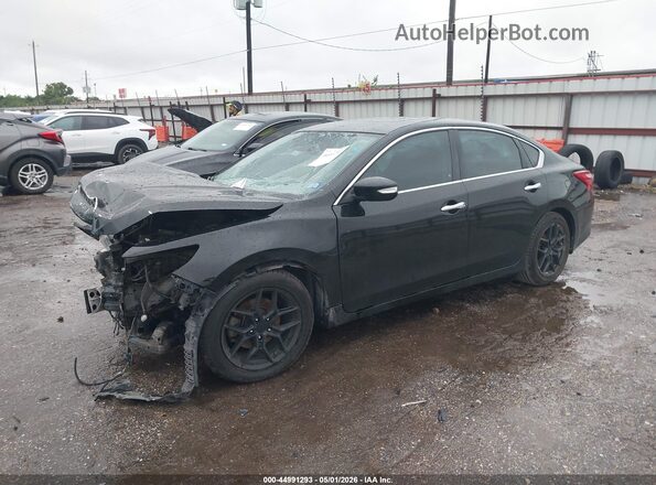 1N4AL3AP4GC129589 2016 NISSAN ALTIMA Black Առջևի ձախ երեք քառորդ տեսարան