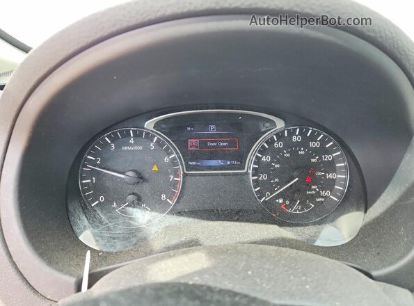 1N4AL3AP4HC229340 2017 NISSAN ALTIMA White Widok zestawu wskaźników