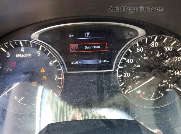 1N4AL3AP4HN334965 2017 NISSAN ALTIMA Gray Widok zestawu wskaźników
