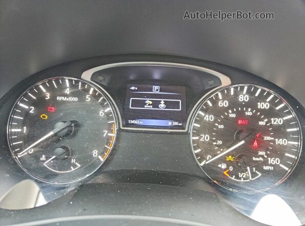 1N4AL3AP4JC121659 2018 NISSAN ALTIMA Red Vista del cuadro de instrumentos