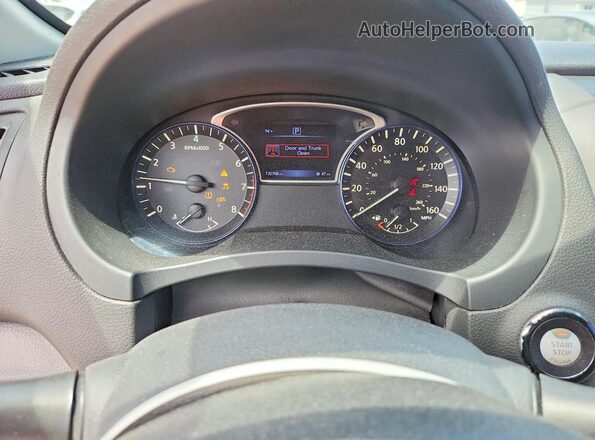 1N4AL3AP5HC168113 2017 NISSAN ALTIMA Gray Widok zestawu wskaźników
