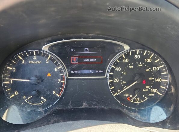 1N4AL3AP5HC188359 2017 NISSAN ALTIMA Коричневый Вид щитка приборов