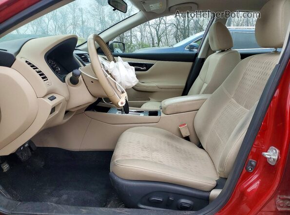1N4AL3AP5HC267949 2017 NISSAN ALTIMA Красный Вид салона спереди